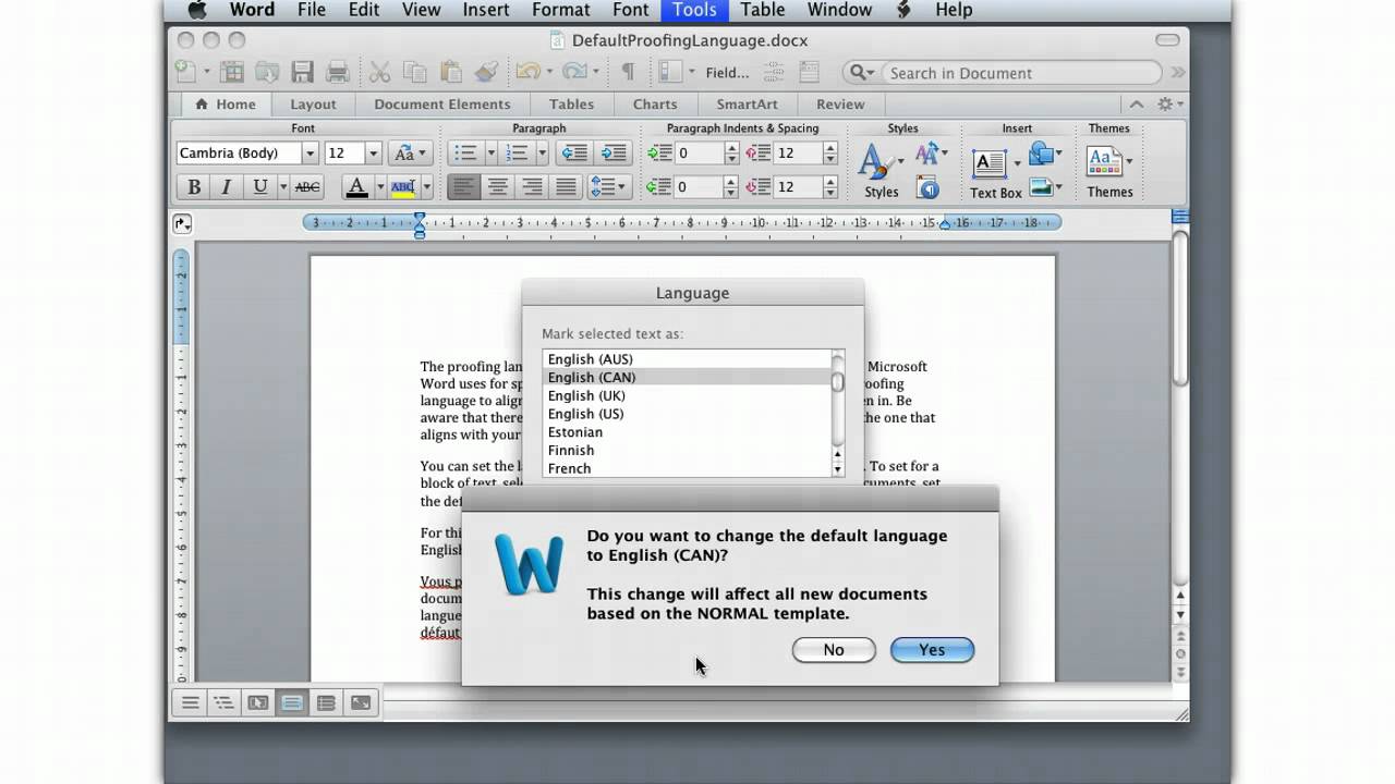 what is the location of the microsoft word 2016 dictionary for mac